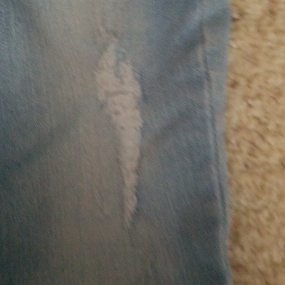 Faded Ankle Skinny Drop Hem Jeans - Picture 5 of 6